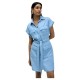 дънки,дамски,поли,и,рокли,salsa,jeans,21008690,short,sleeve,long,dress,medium,light,(blue)