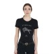 тениска,дамски,тениски,equestro,jumping,diamonds,short,sleeve,t,shirt,black,(black)