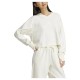 блуза,дамски,блузи,adidas,all,szn,ribbed,v,neck,sweatshirt,white