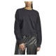 блуза,дамски,блузи,adidas,originals,ruched,3,stripes,loose,sweatshirt,grey