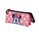 канцеларски,принадлежности,karactermania,disney,minnie,mouse,closer,triple,pencil,case,pink