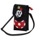 чанта,чанти,за,през,рамо,karactermania,minnie,mouse,disney,face,mobile,phone,bag,black,(black)