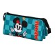 канцеларски,принадлежности,karactermania,disney,minnie,mouse,indigo,triple,pencil,case,turquoise,(blue)