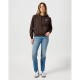 дънки,дамски,панталони,wrangler,sunset,jeans,dusty,indigo,(brown)
