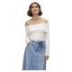 тениска,дамски,тениски,vero,moda,regitze,long,sleeve,t,shirt,snow,white,(white)
