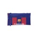 канцеларски,принадлежности,safta,f.c,barcelona,with,2,zippers,pencil,case,blue,(multicolor)