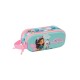 канцеларски,принадлежности,safta,gabby´s,dollhouse,3d,double,pencil,case,blue,pink,(multicolor)