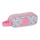 канцеларски,принадлежности,safta,moos,flores,double,pencil,case,pink,(multicolor)
