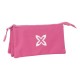 канцеларски,принадлежности,safta,munich,basics,triple,pencil,case,fuchsia,(pink)