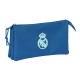 канцеларски,принадлежности,safta,real,madrid,chica,triple,real,madrid,pencil,case,blue,(blue)