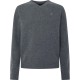 блуза,мъжки,пуловери,hackett,lambswool,v,neck,sweater,granite,grey,(grey)