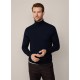блуза,мъжки,пуловери,hackett,merino,silk,roll,high,neck,sweater,blue