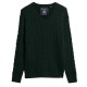 блуза,дамски,пуловери,дамски,плетени,дрехи,superdry,cable,v,neck,sweater,green,(darkest,pine,green)