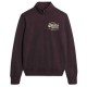 блуза,мъжки,пуловери,superdry,classic,vl,graphic,half,zip,sweatshirt,brown