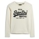 тениска,дамски,тениски,superdry,embellished,vl,graphic,long,sleeve,t,shirt,beige