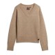 блуза,дамски,пуловери,дамски,плетени,дрехи,superdry,essential,v,neck,sweater,fudge,brown,(brown)