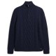 блуза,мъжки,пуловери,superdry,jacob,cable,half,zip,sweater,blue