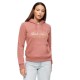 суичър,дамски,блузи,superdry,luxe,metallic,logo,hoodie,withered,rose,(pink)