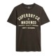 тениска,мъжки,тениски,superdry,machined,goods,workwear,short,sleeve,t,shirt,vintage,black,(brown)