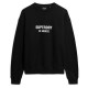 блуза,дамски,блузи,superdry,sport,luxe,loose,sweatshirt,black