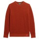 блуза,мъжки,пуловери,superdry,textured,sweater,autumnal,orange,(orange)