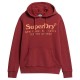 суичър,мъжки,пуловери,superdry,tonal,venue,logo,hoodie,wine,red,(red)