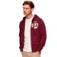 блуза,мъжки,пуловери,superdry,vintage,athletic,full,zip,sweatshirt,rich,burgundy,(red)
