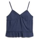 потник,дамски,блузи,дамски,ризи,superdry,tiered,jersey,cami,sleeveless,blouse,richest,navy,(blue)