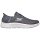 обувки,мъжки,маратонки,skechers,go,walk,flex,slip,on,shoes,grey