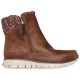 дамски,боти,дамски,високи,обувки,за,ходене,skechers,synergy,booties,brown,microleather,knit