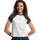 тениска,дамски,тениски,superdry,essential,logo,raglan,short,sleeve,t,shirt,off,white,dark,chocolate,brown,(white)