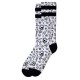 чорапи,дамски,чорапи,american,socks,no,direction,long,socks,white,(white,black)