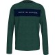 тениска,мъжки,пижами,tommy,hilfiger,block,logo,long,sleeve,pyjama,t,shirt,green