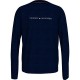 тениска,мъжки,пижами,tommy,hilfiger,um0um03345,long,sleeve,pyjama,t,shirt,blue