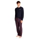 пижама,мъжки,пижами,tommy,hilfiger,um0um03360,long,sleeve,pyjama,blue