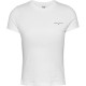 тениска,дамски,тениски,tommy,jeans,linear,short,sleeve,t,shirt,white