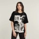 тениска,дамски,тениски,g,star,multi,print,loose,r,t,short,sleeve,t,shirt,black,(dark,black)