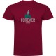 тениска,мъжки,тениски,kruskis,forever,short,sleeve,t,shirt,dark,red,(red)