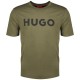 тениска,мъжки,тениски,hugo,dulivio,10229761,short,sleeve,t,shirt,green,(dark,beige)