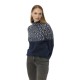 блуза,дамски,пуловери,дамски,плетени,дрехи,redgreen,jesebel,sweater,navy,pattern,(blue)