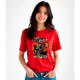 тениска,дамски,тениски,kruskis,ride,loud,short,sleeve,t,shirt,red,(red)