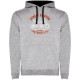 суичър,мъжки,пуловери,kruskis,street,fighter,two,colour,hoodie,grey,(heather,grey,black)
