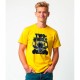 тениска,мъжки,тениски,kruskis,two,wheels,short,sleeve,t,shirt,yellow,(yellow)