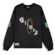 тениска,мъжки,тениски,grimey,saoirse,mesh,long,sleeve,t,shirt,black
