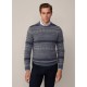 блуза,мъжки,пуловери,hackett,fairisle,sweater,grey