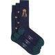 чорапи,мъжки,чорапи,hackett,harry,socks,3,pairs,navy,(blue)