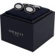 бижутерия,hackett,oval,cufflinks,black,(navy)