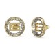 бижутерия,guess,icon,earrings,gold,golden,(golden)