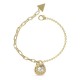 бижутерия,guess,rolling,hearts,bracelet,gold,golden