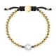 бижутерия,le,petite,story,boules,letter,c,bracelet,golden,(black,golden)
